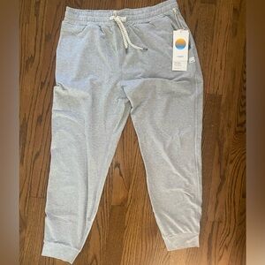 NWT Vuori Pale Gray Performance Joggers